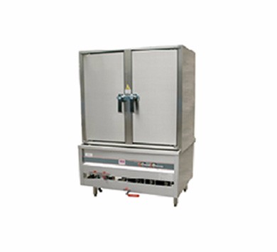Environmental protection double door rice steaming cabinet